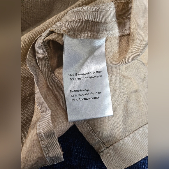 Akris Punto Khaki Canvas Knee Length Pencil Skirt 6 - Picture 9 of 10